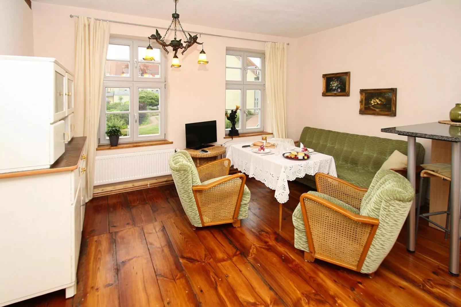 Großer Burgblick 45 qm Plau am See-Woonkamer