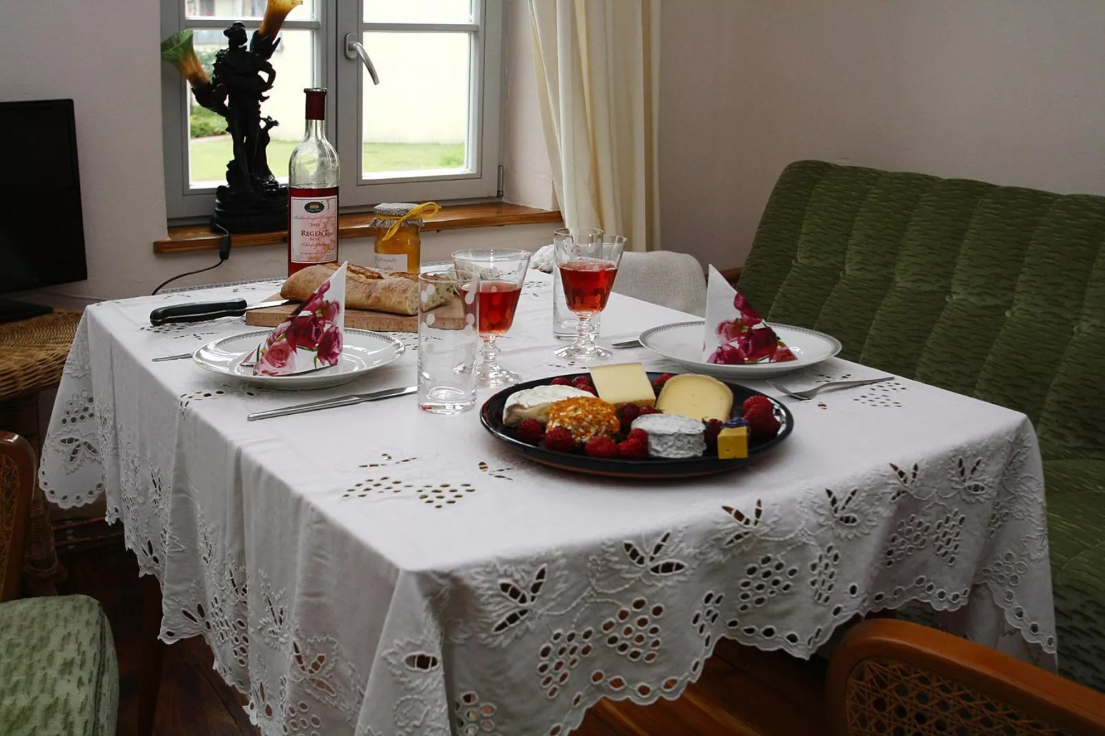 Großer Burgblick 45 qm Plau am See-Eetkamer