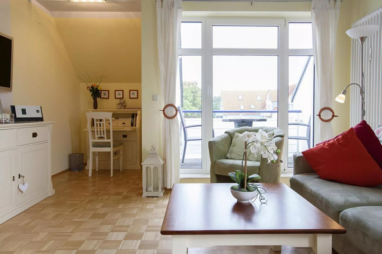 Residenz Haffblick Boltenhagen-Typ B 50 qm-Woonkamer