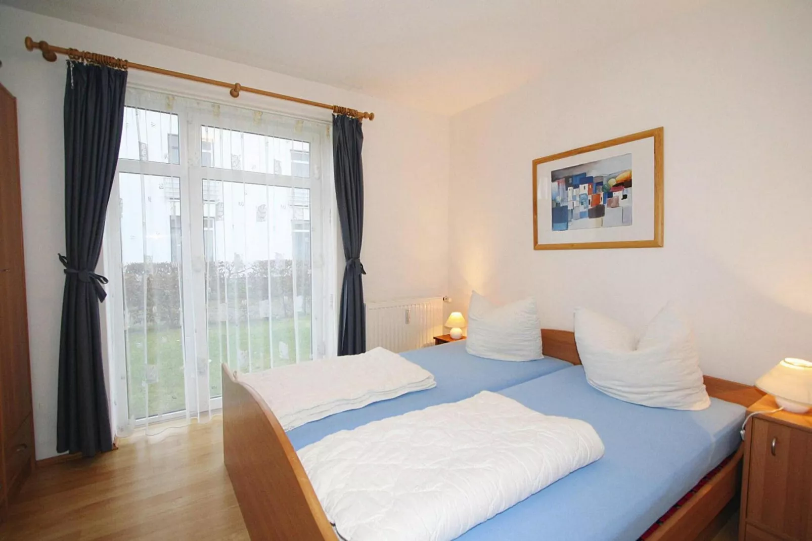 Residenz Haffblick Boltenhagen-Typ B 50 qm-Slaapkamer