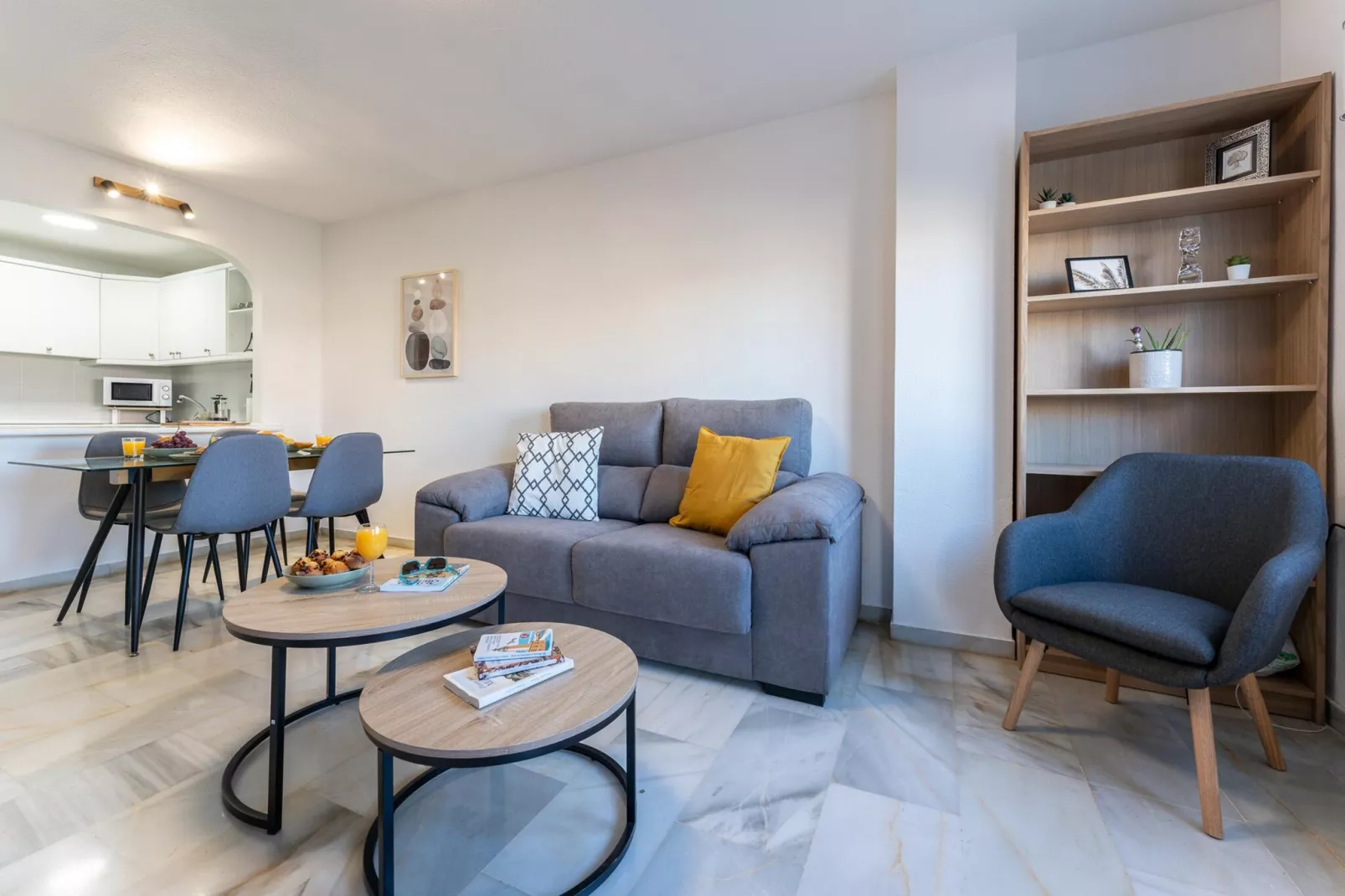 CT 245 - Faro's Arroyo de la Miel Apartment - Cuddly Nest for 2-Woonkamer