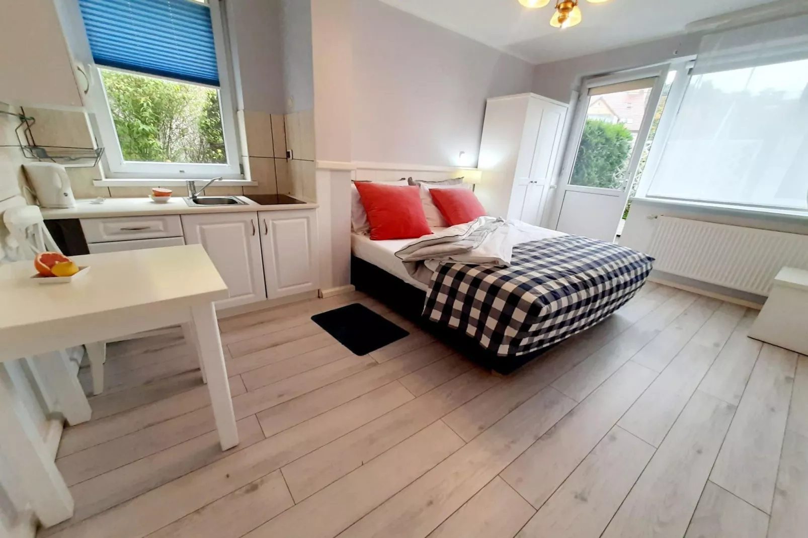 Studio 2-osobowe parter-Slaapkamer
