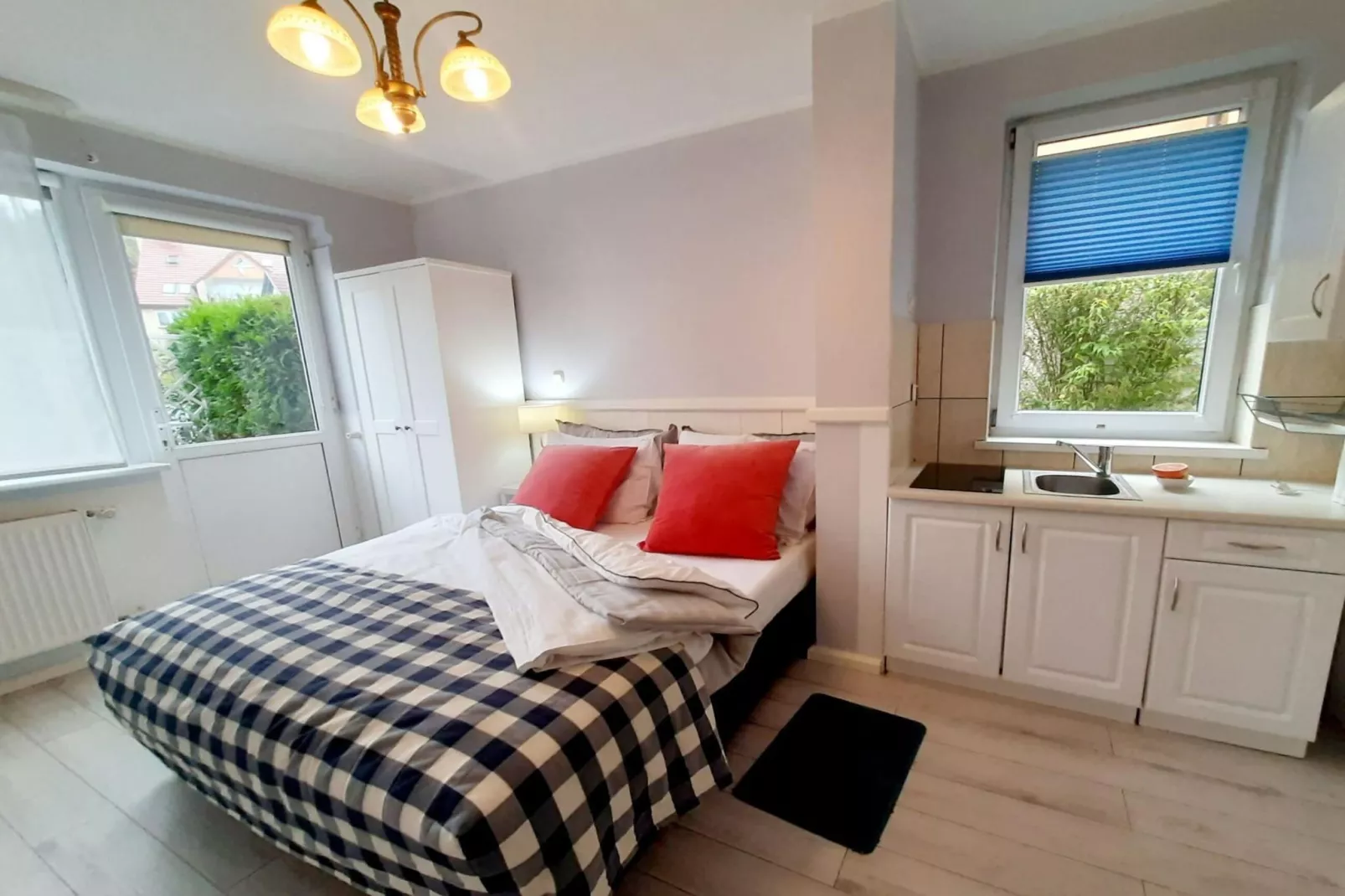 Studio 2-osobowe parter-Slaapkamer
