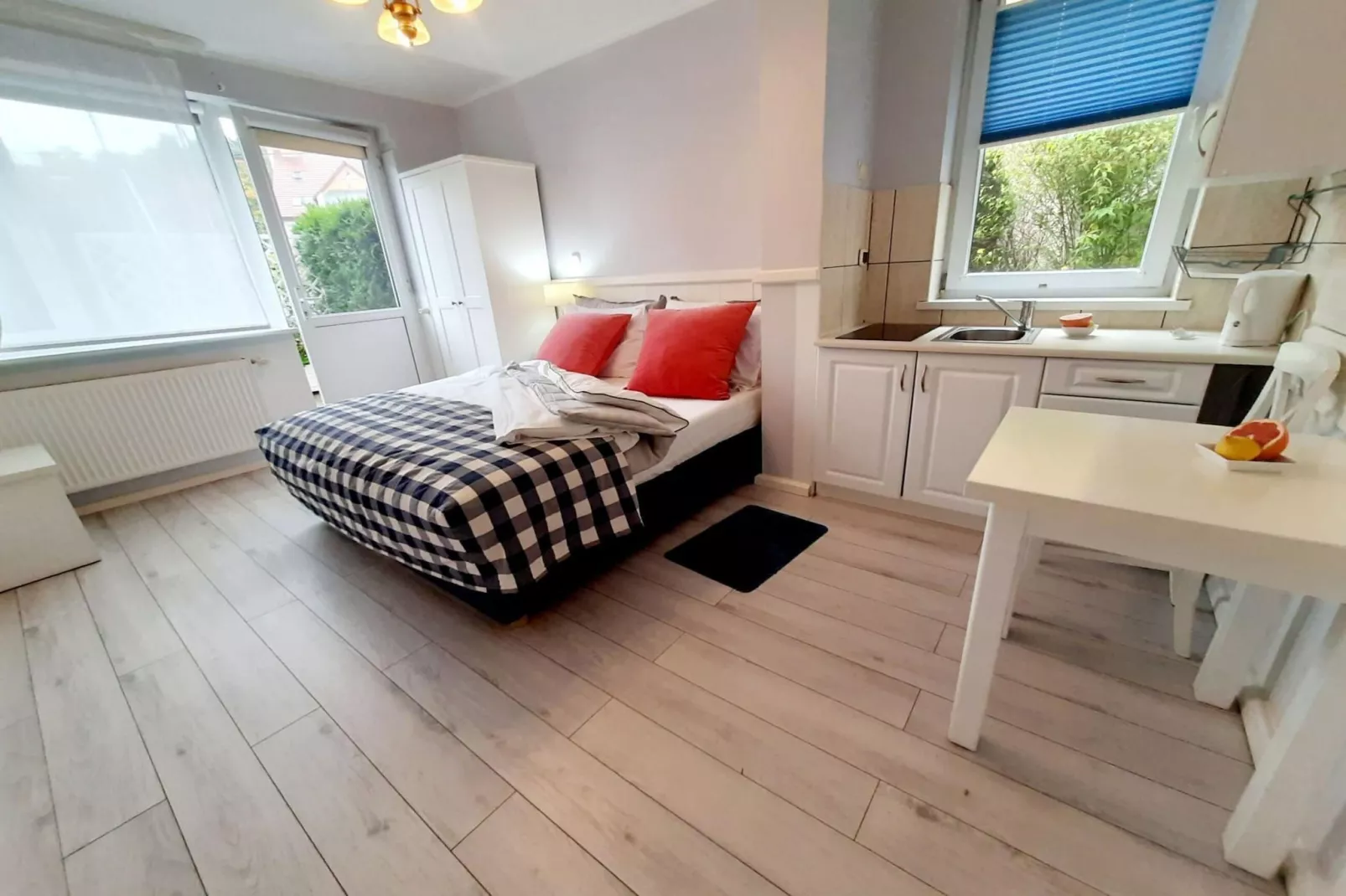 Studio 2-osobowe parter-Slaapkamer