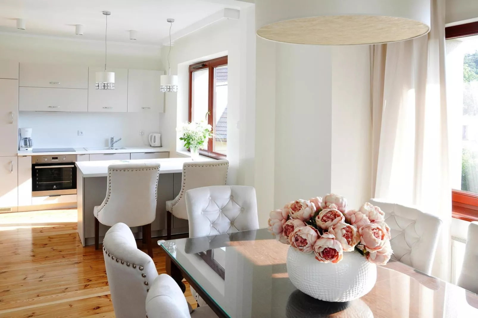 Semi-detached house Miedzyzdroje 150 qm-Eetkamer