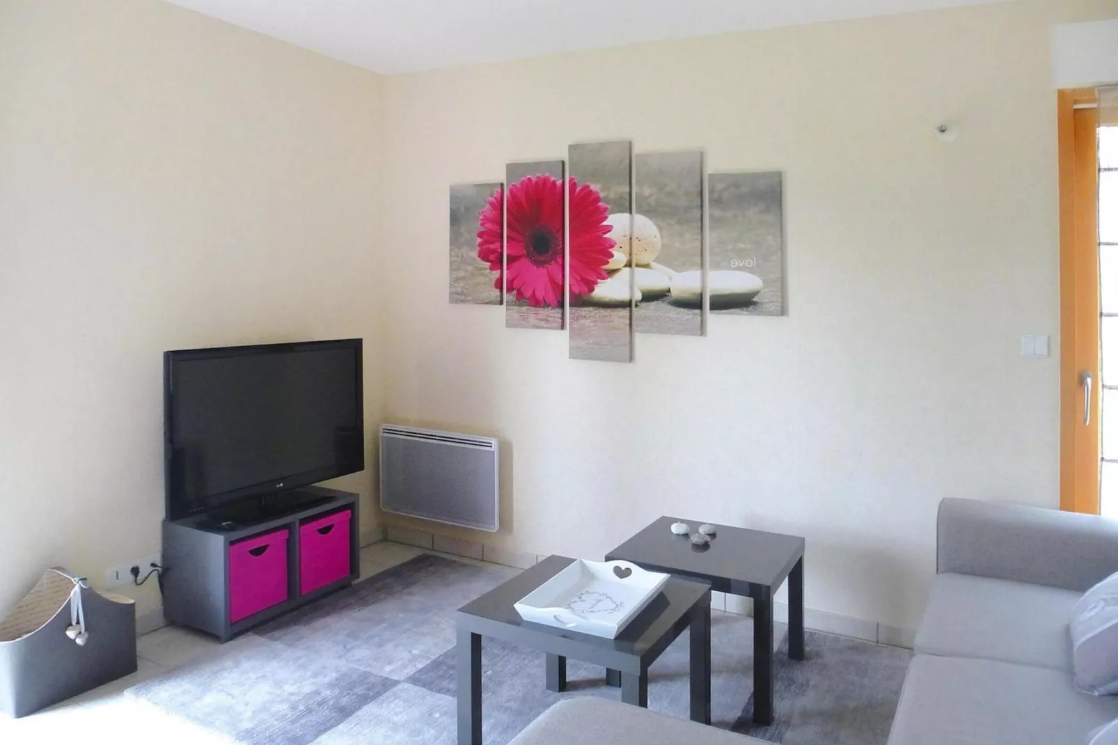 Terraced house St Quay-Portrieux-Woonkamer