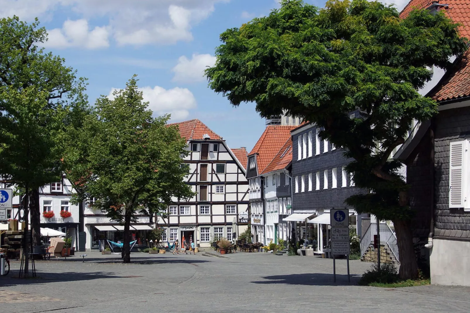 Am Ferienbauernhof - FW 1 und 5-Gebieden zomer 1km