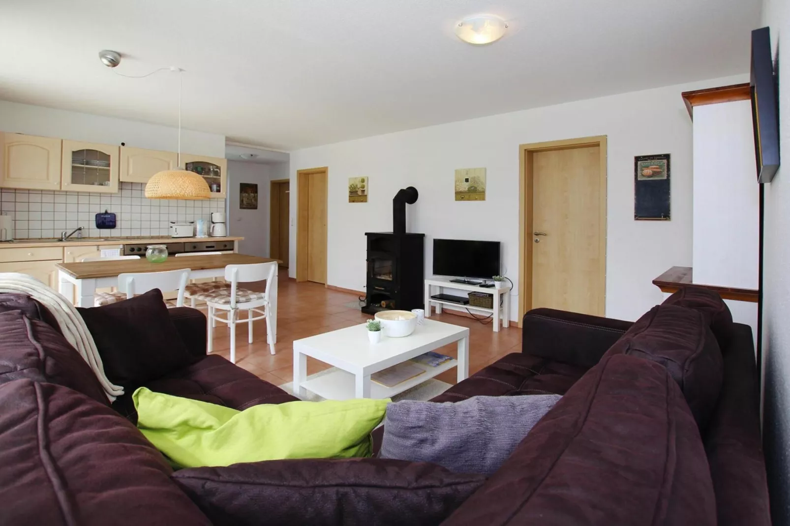 Ferienhaus Seeadler 62 qm-Woonkamer