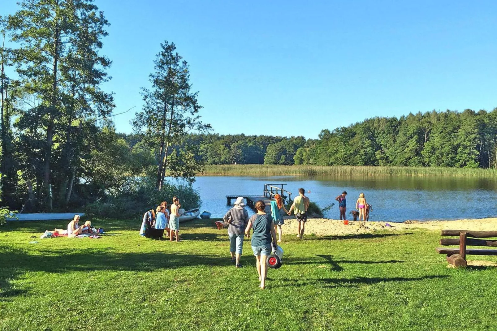 Ferienhaus Seeadler 62 qm-Gebieden zomer 5km