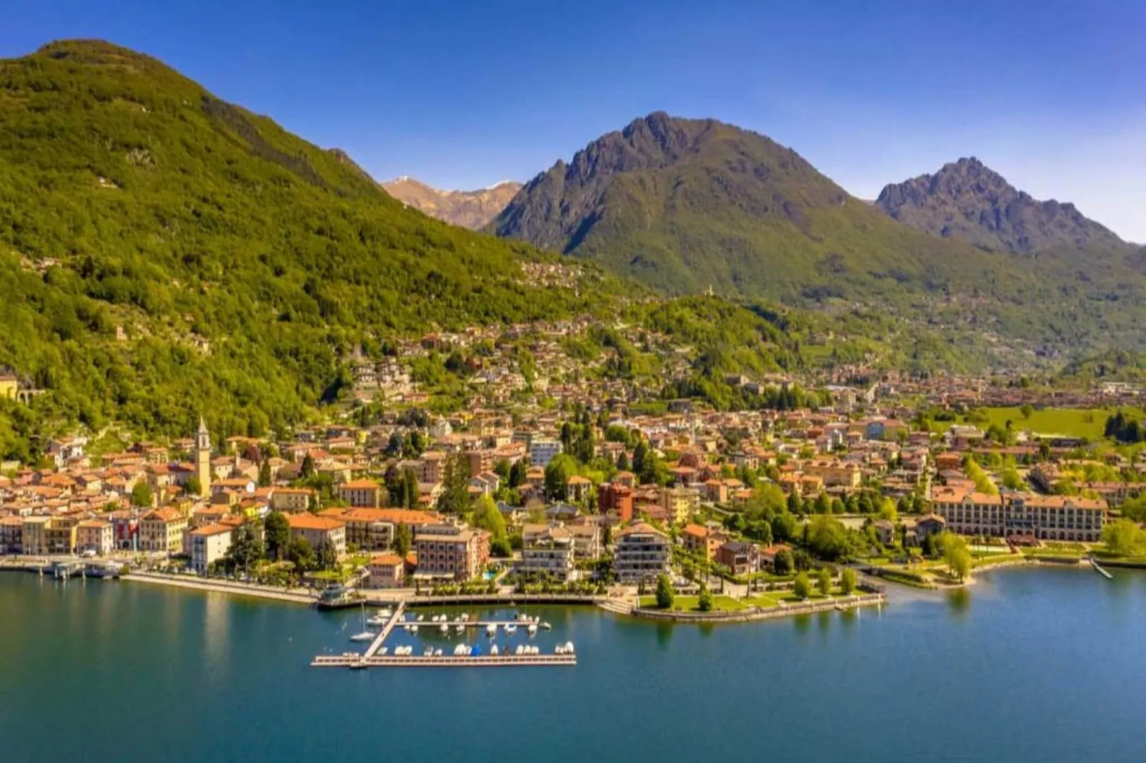 Residence Porto Letizia Porlezza  -B4 Palaca 1-room 4 pax Mountain View Deluxe P1MD4 8204-Waterzicht