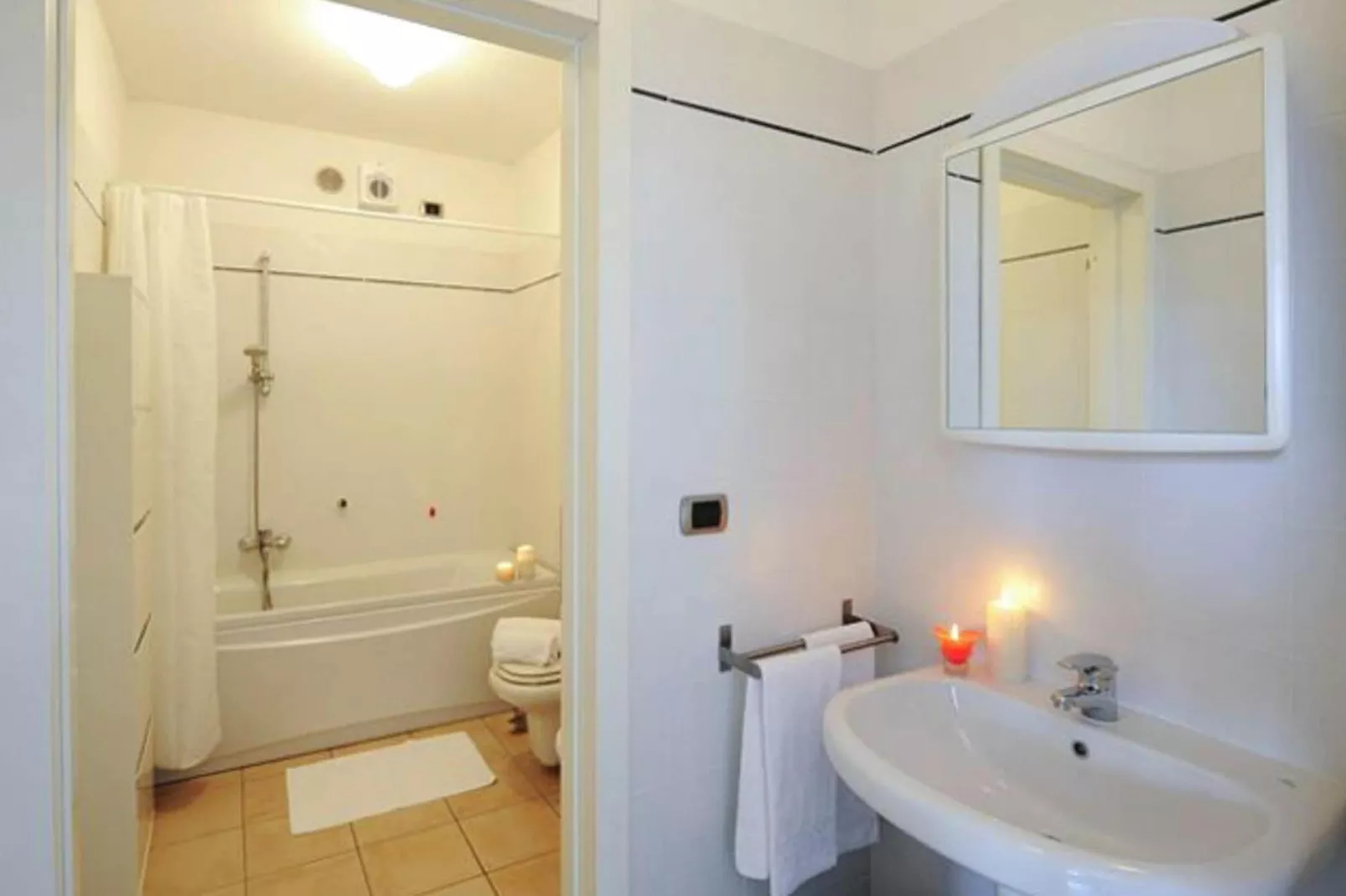 Residence Porto Letizia Porlezza - Villas bilocale 4 pax Vista Lago Plus V1LP4 Lake View 8215-Badkamer