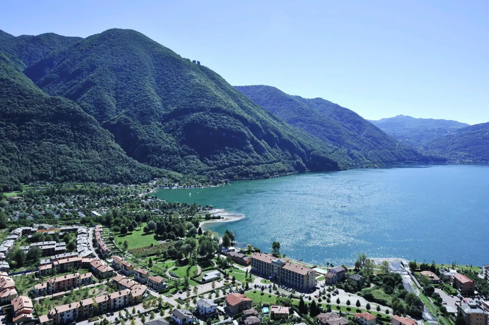 Residence Porto Letizia Porlezza - Villas bilocale 4 pax Vista Lago Plus V1LP4 Lake View 8215-Uitzicht