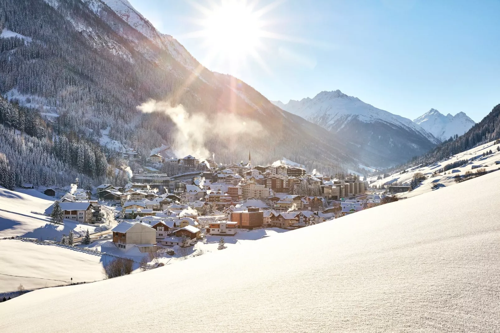 Residenz Fliana-Gebied winter 20km