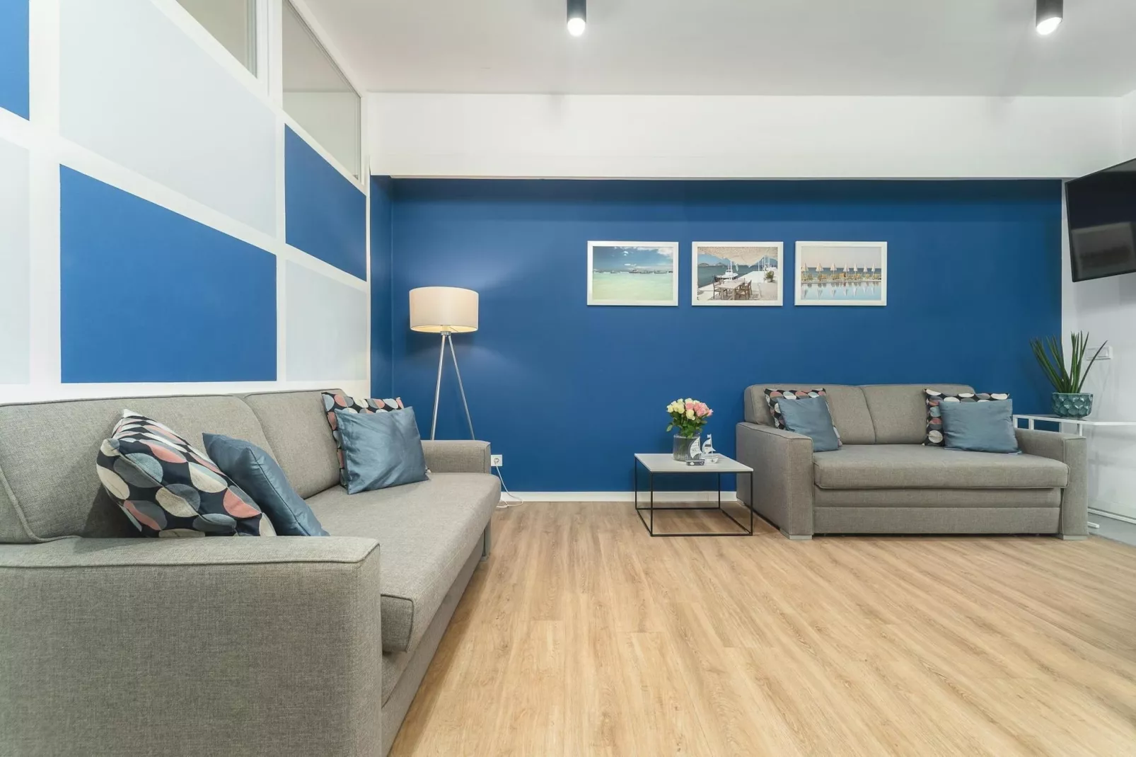 Apartament 2-pokojowy dla 6 osób Grunwaldzka 12c4 Pobierowo-Woonkamer