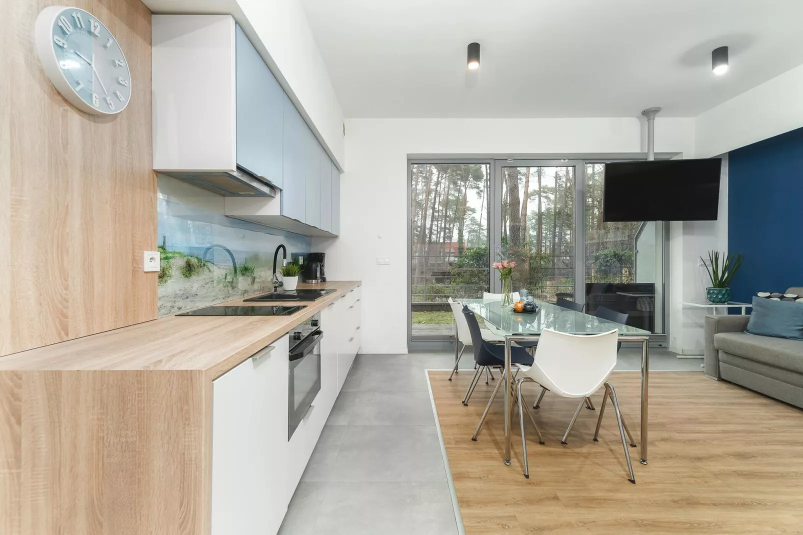 Apartament 2-pokojowy dla 6 osób Grunwaldzka 12c4 Pobierowo-Eetkamer