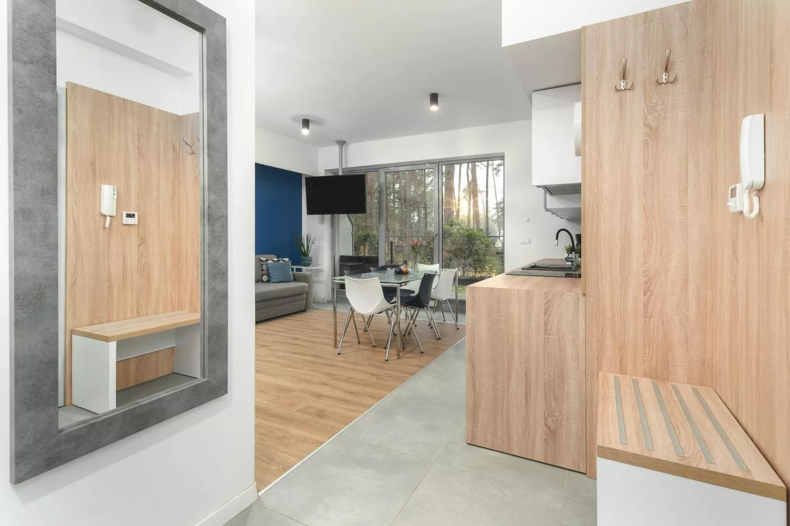 Apartament 2-pokojowy dla 6 osób Grunwaldzka 12c4 Pobierowo-Eetkamer