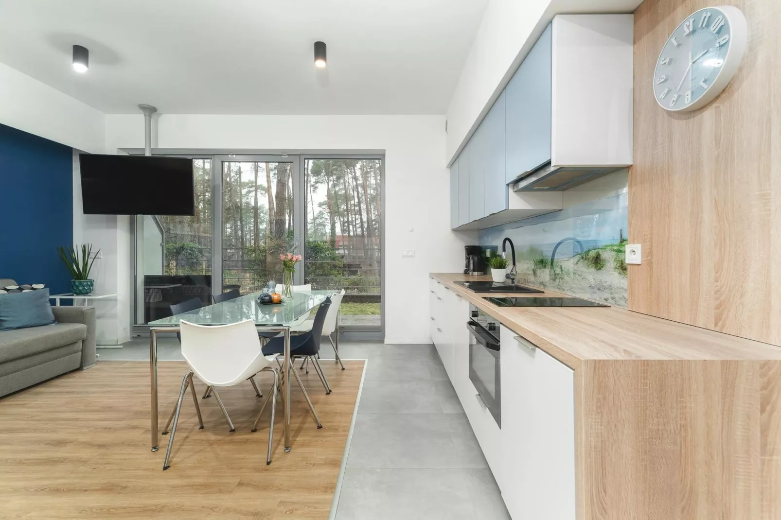 Apartament 2-pokojowy dla 6 osób Grunwaldzka 12c4 Pobierowo-Eetkamer
