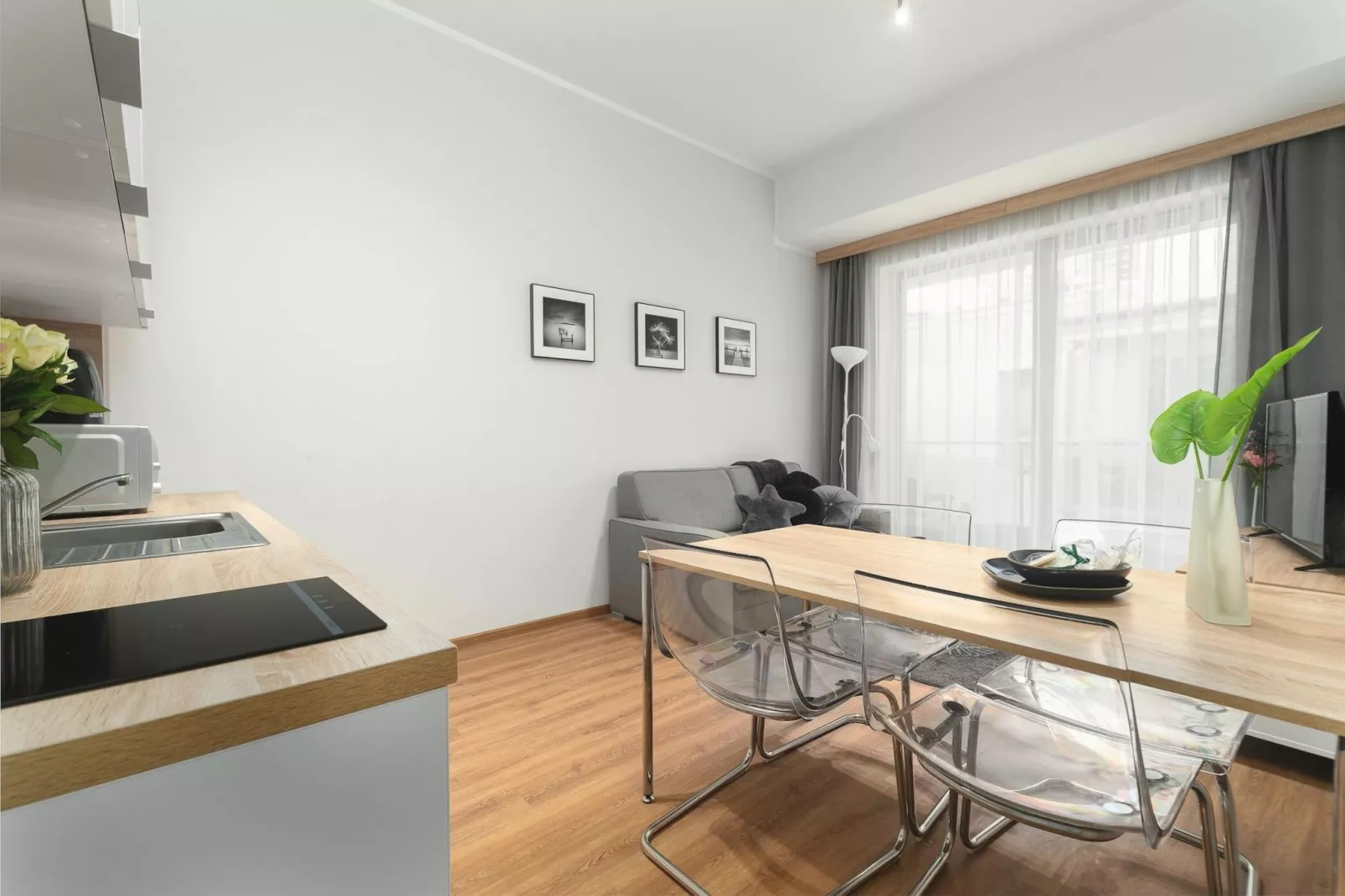 Apartament dla 4 osób Grunwaldzka 12c23 Pobierowo-Eetkamer