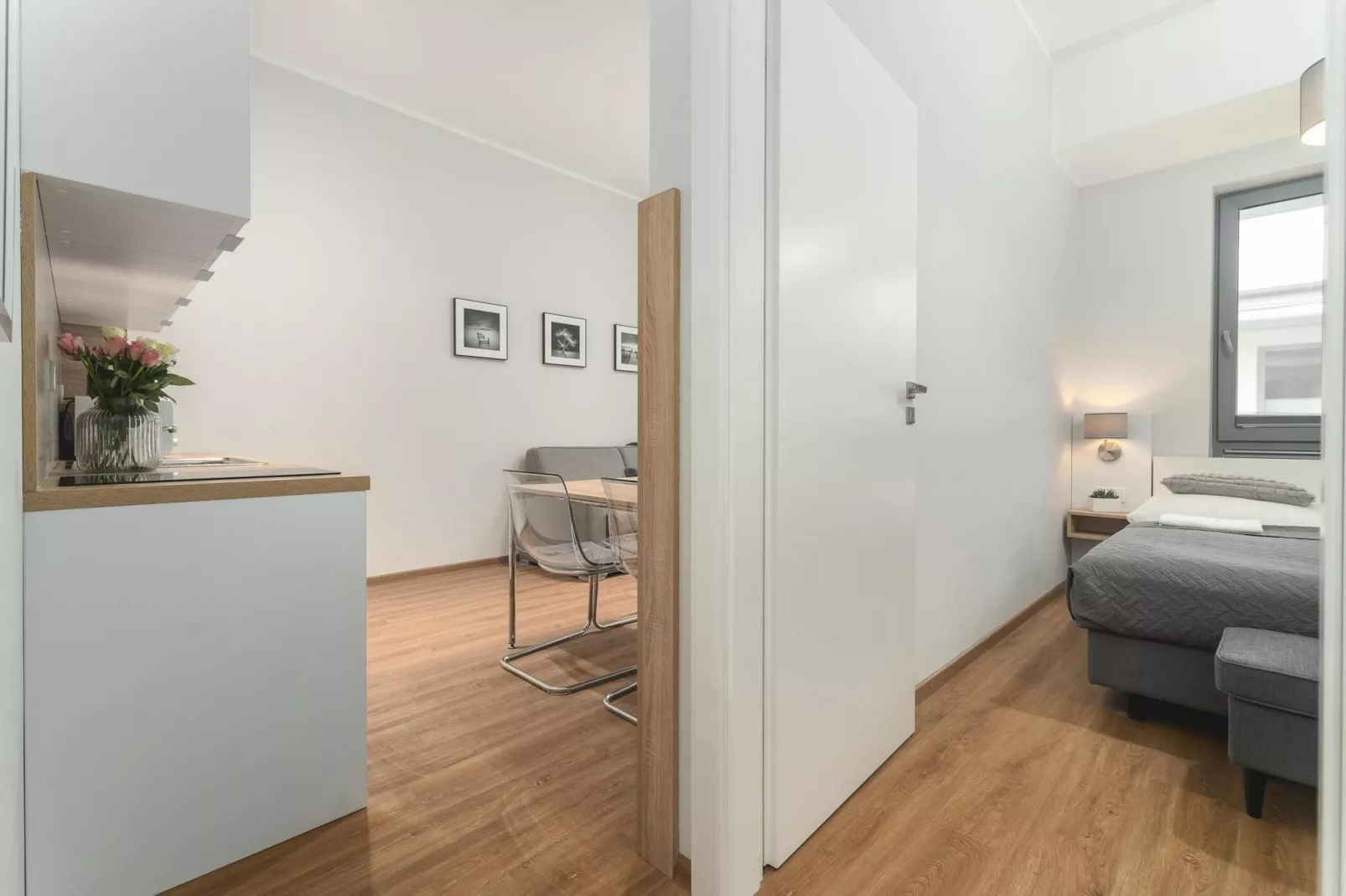 Apartament dla 4 osób Grunwaldzka 12c23 Pobierowo-Slaapkamer