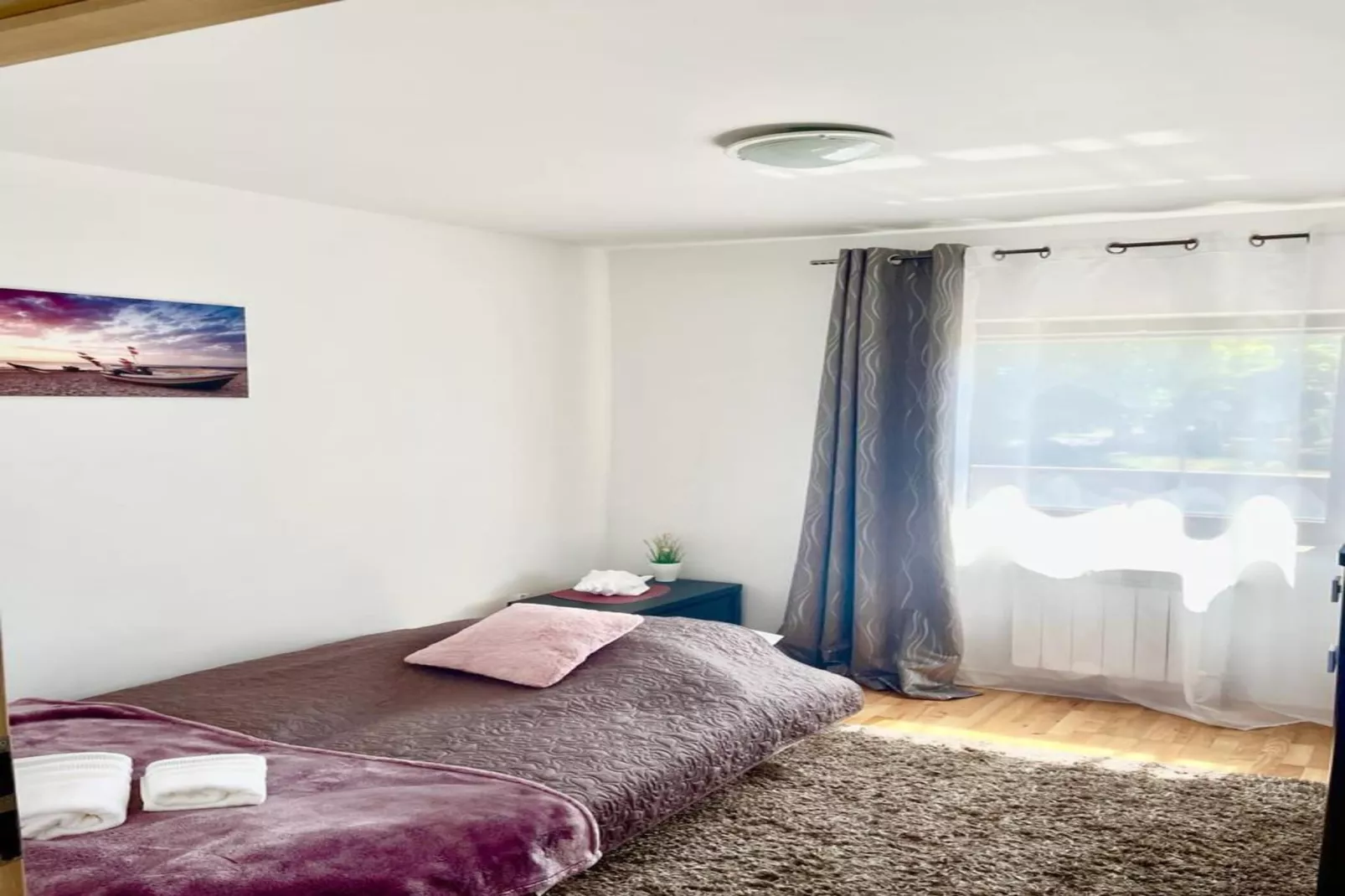 Holiday spacious modern flat in Dabrowa-Slaapkamer