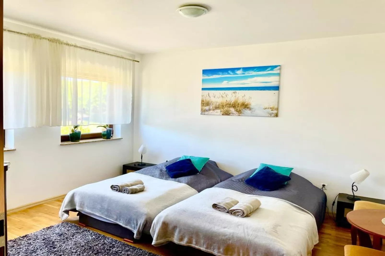 Holiday spacious modern flat in Dabrowa-Slaapkamer
