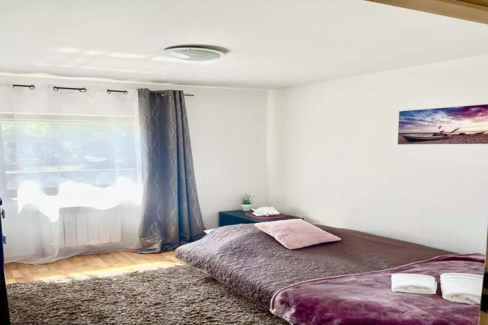 Holiday spacious modern flat in Dabrowa-Slaapkamer