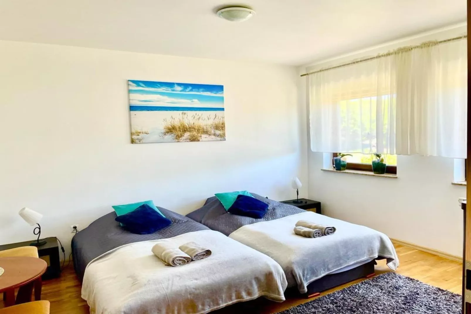 Holiday spacious modern flat in Dabrowa-Slaapkamer