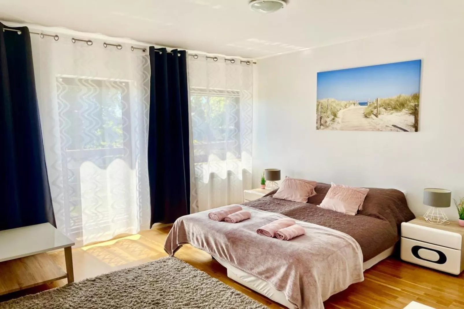 Holiday spacious modern flat in Dabrowa-Slaapkamer