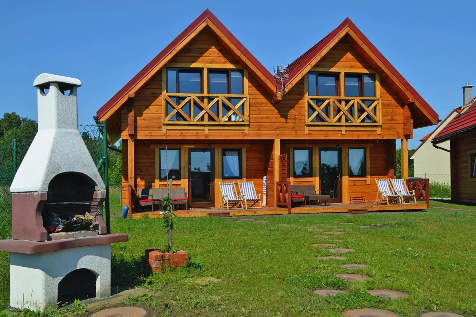 Semi-detached house, Niechorze-72 qm, 6 Pers.-Buitenkant zomer