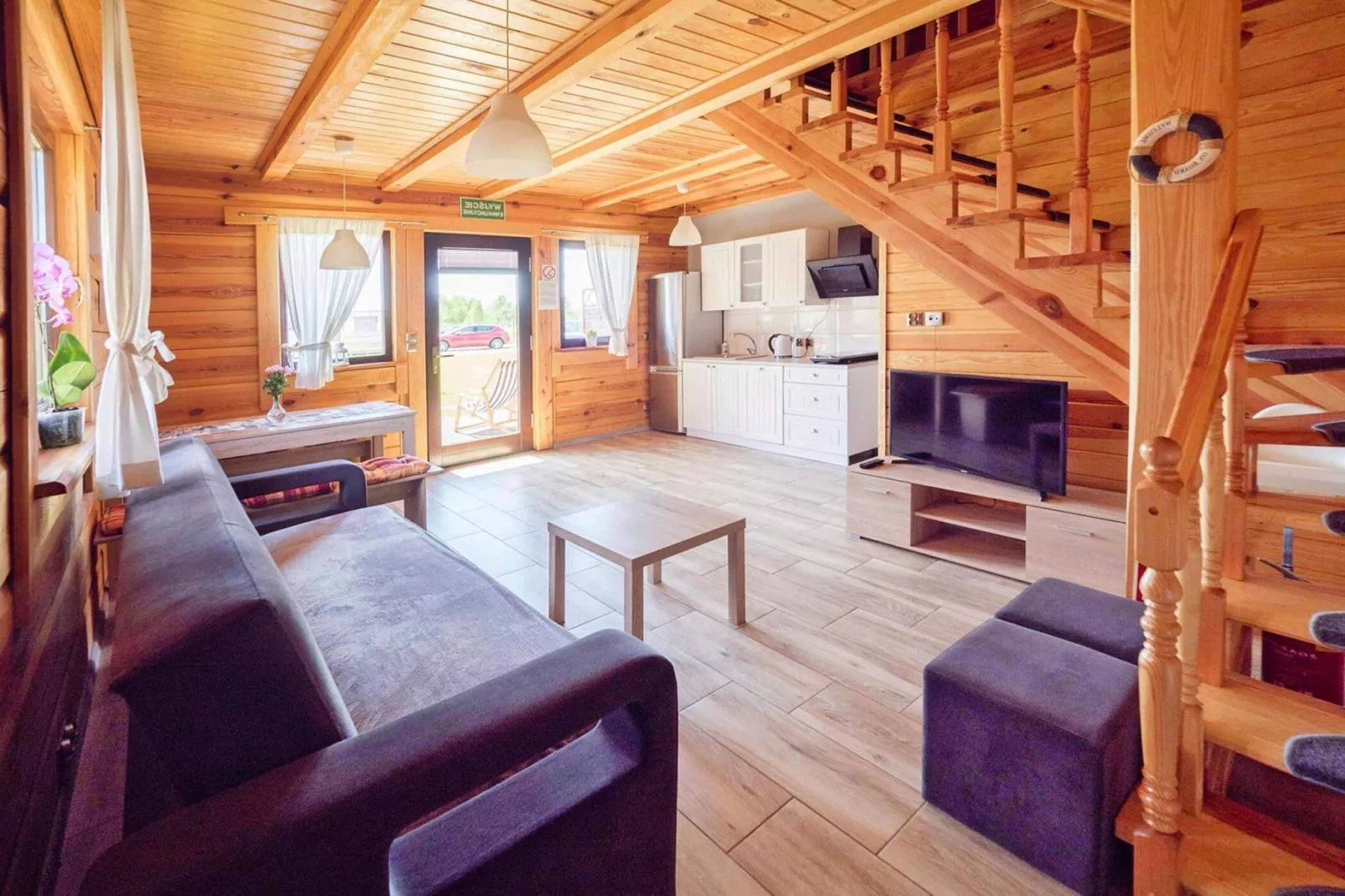 Semi-detached house, Niechorze-72 qm, 6 Pers.-Woonkamer