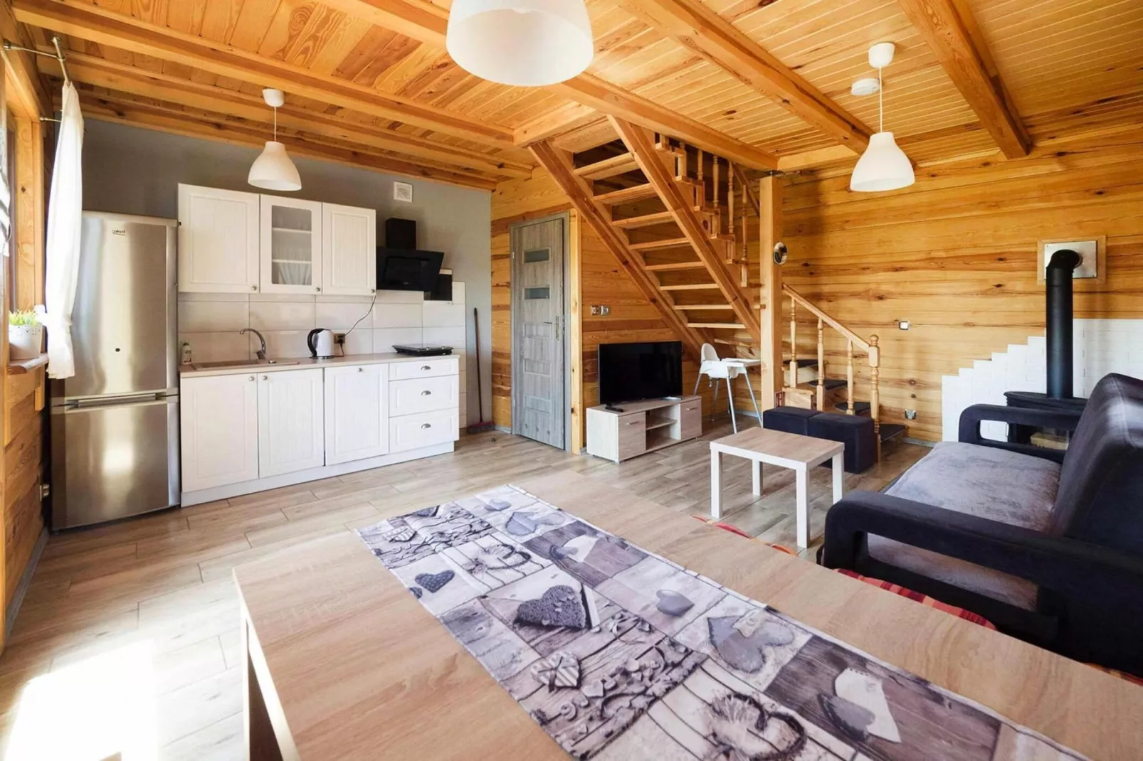 Semi-detached house, Niechorze-72 qm, 6 Pers.-Woonkamer