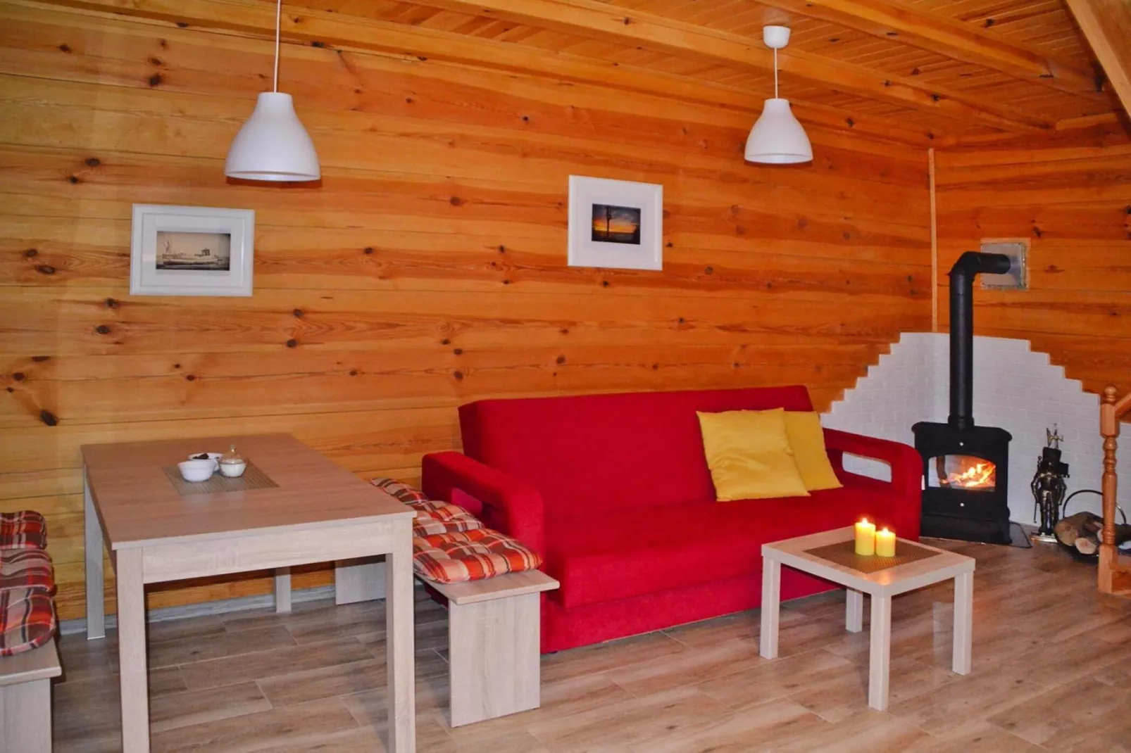 Semi-detached house, Niechorze-72 qm, 6 Pers.-Woonkamer