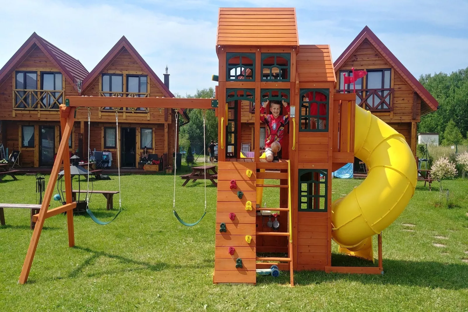 Semi-detached house, Niechorze-72 qm, 6 Pers.-Tuinen zomer