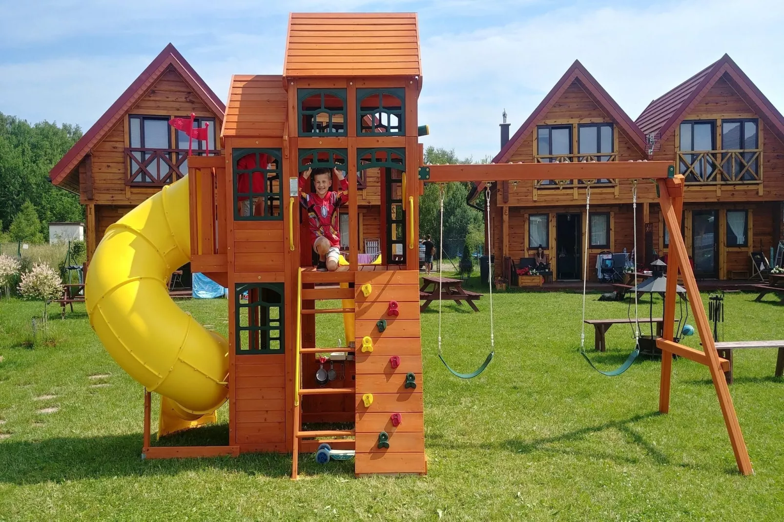 Semi-detached house, Niechorze-72 qm, 6 Pers.-Tuinen zomer