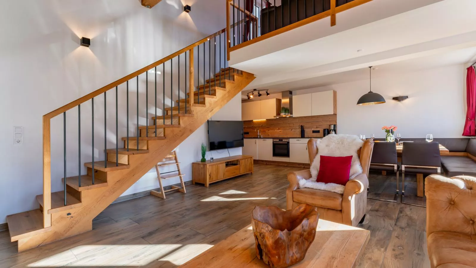 Tauern Suites Mitterwirt TOP 123-Woonkamer