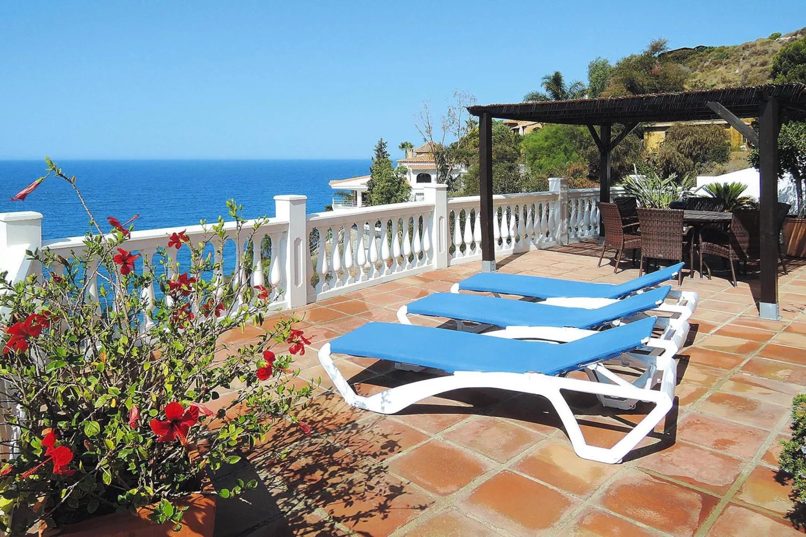 Villa Torre, Salobreña-Casa Torre-Terrasbalkon