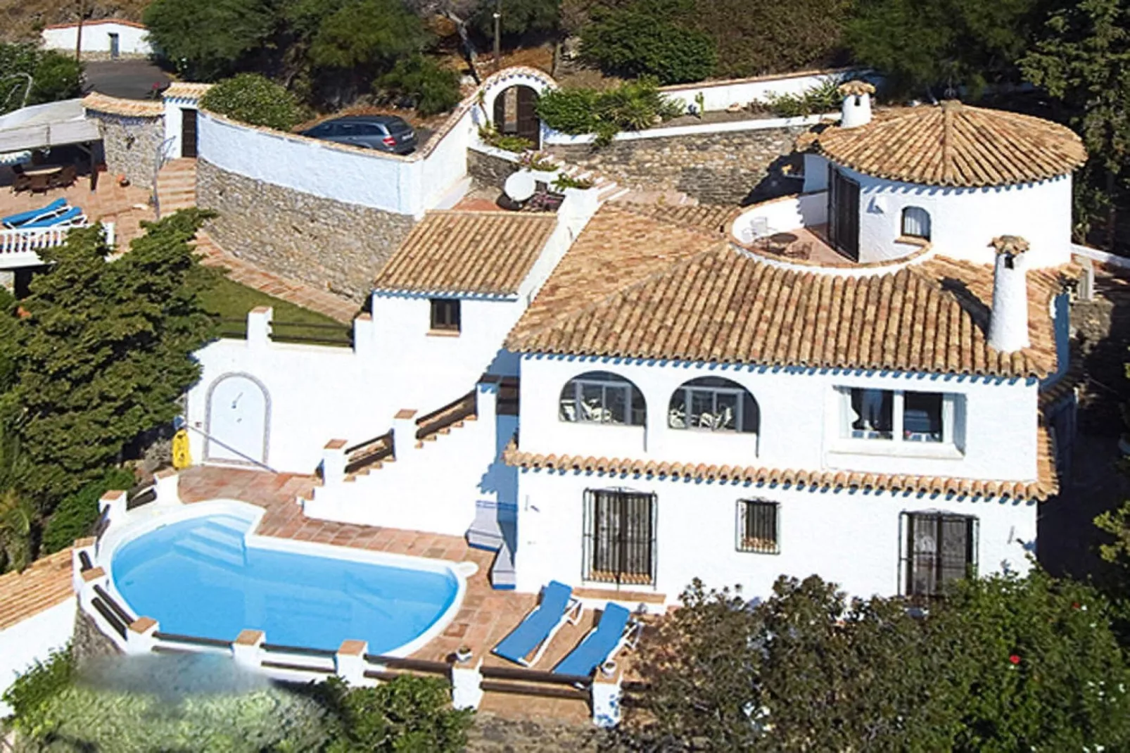 Villa Torre, Salobreña-Casa Torre-Buitenkant zomer