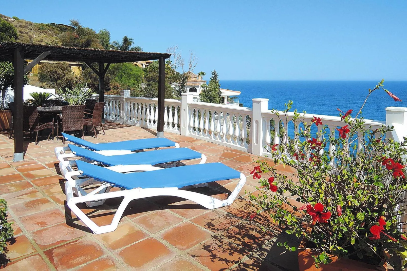 Villa Torre, Salobreña-Casa Torre-Terrasbalkon