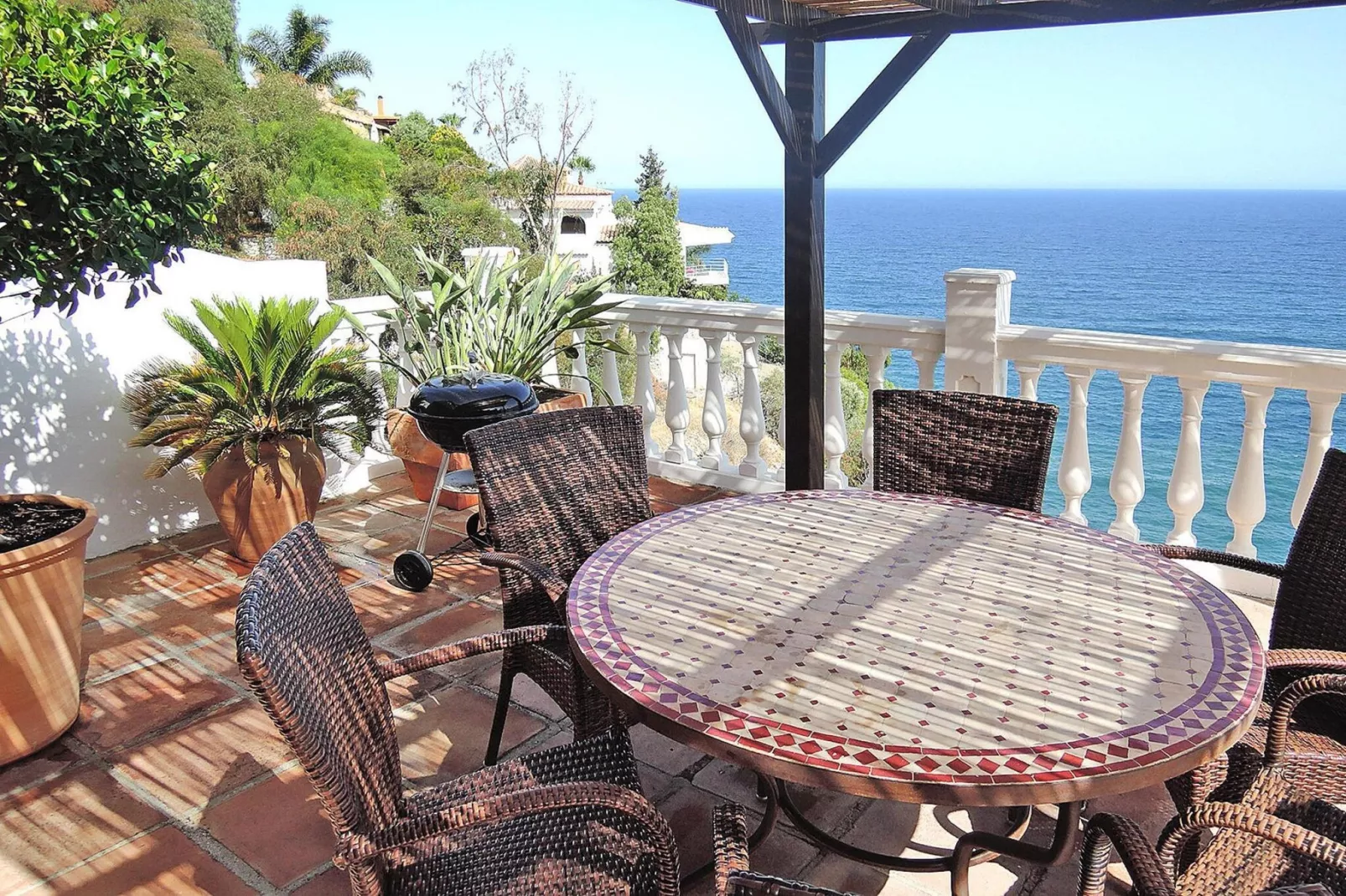 Villa Torre, Salobreña-Casa Torre-Terrasbalkon