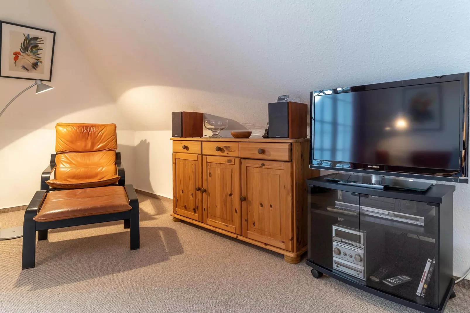 Haus Deichsfenne - Wohnung 3 / 3 Personen-Woonkamer
