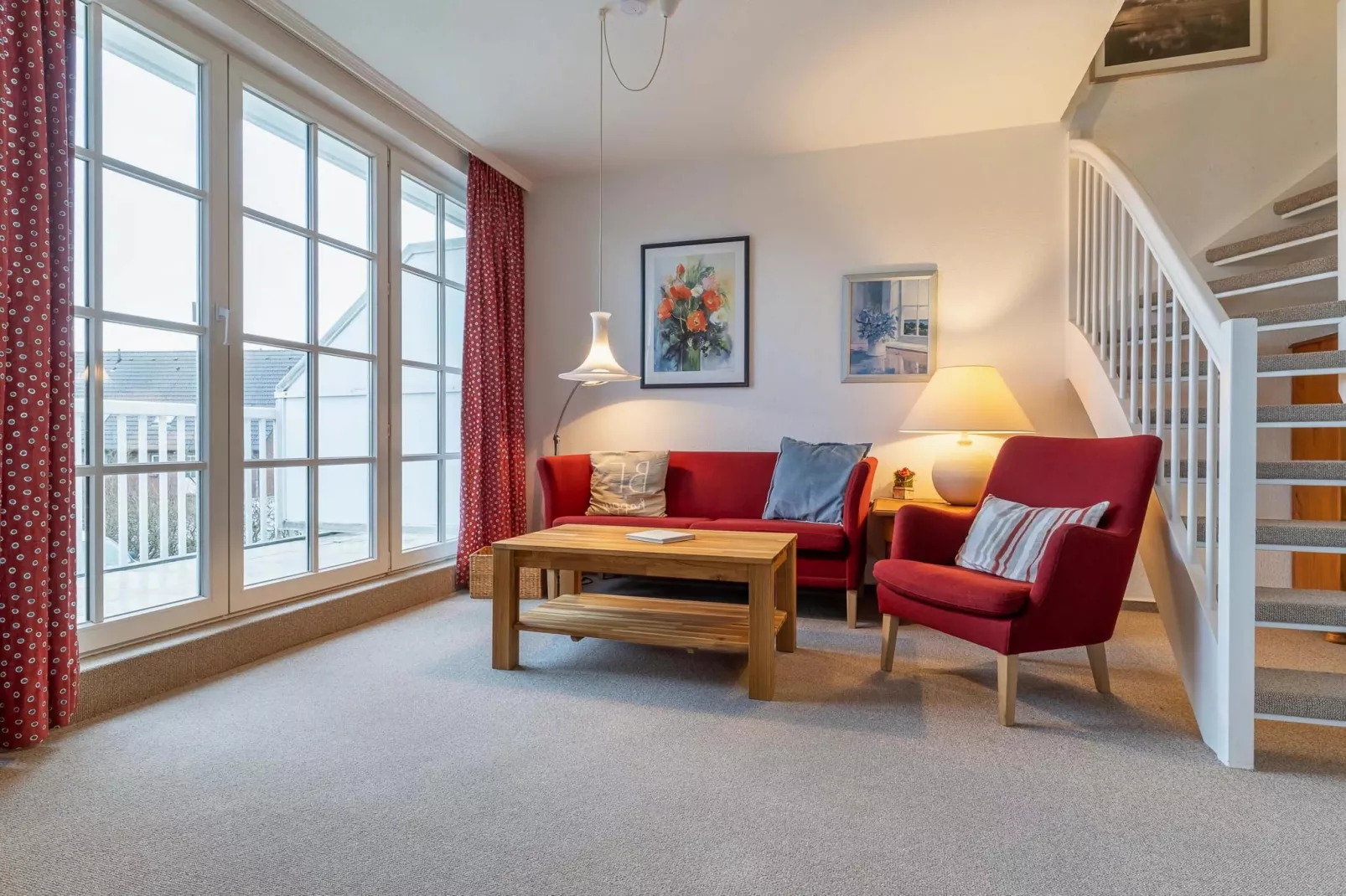 Haus Deichsfenne - Wohnung 3 / 3 Personen-Woonkamer