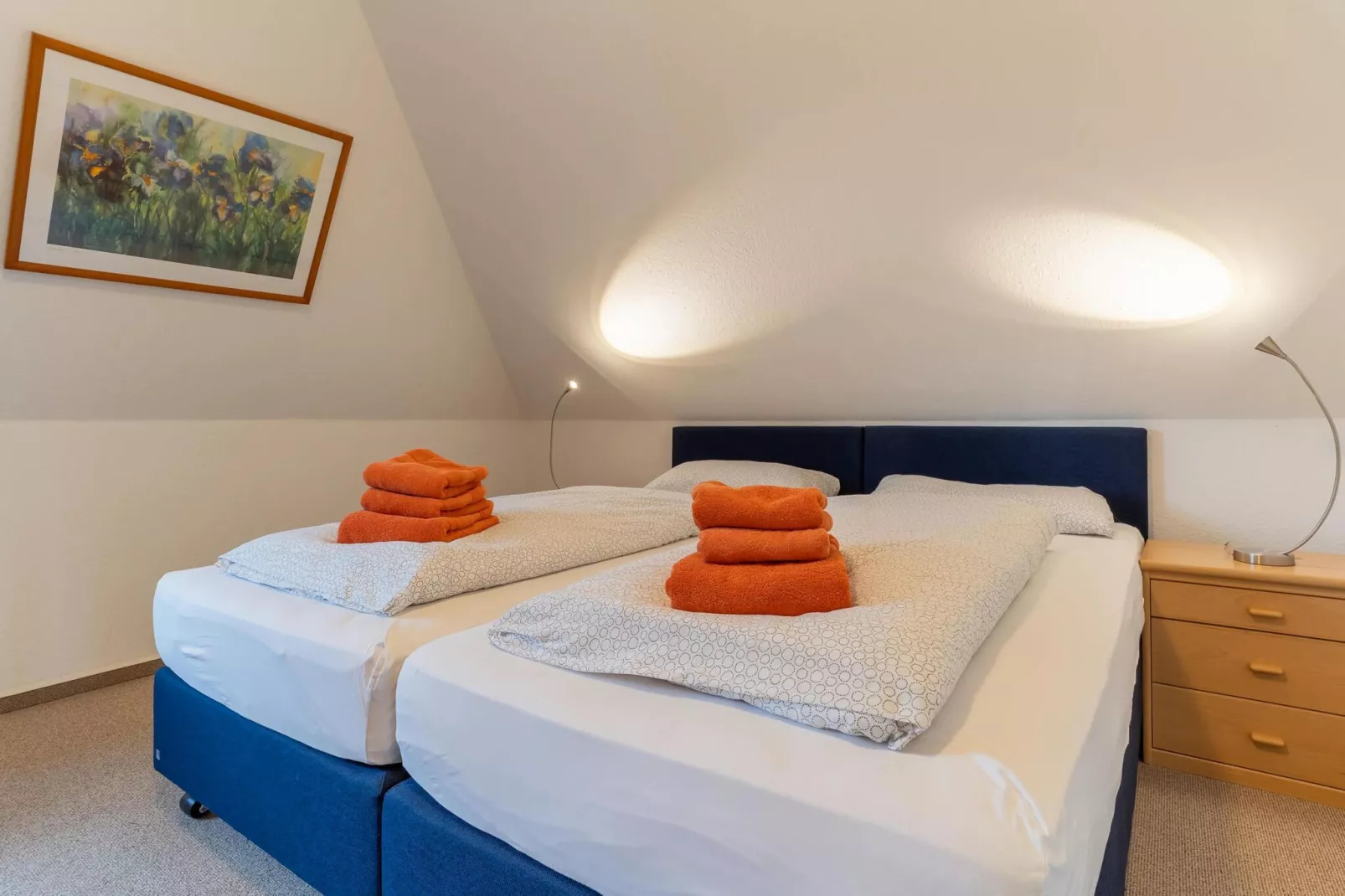 Haus Deichsfenne - Wohnung 3 / 3 Personen-Slaapkamer