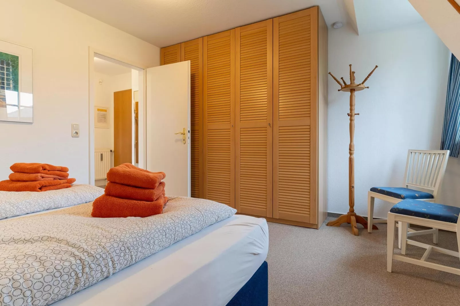 Haus Deichsfenne - Wohnung 3 / 3 Personen-Slaapkamer