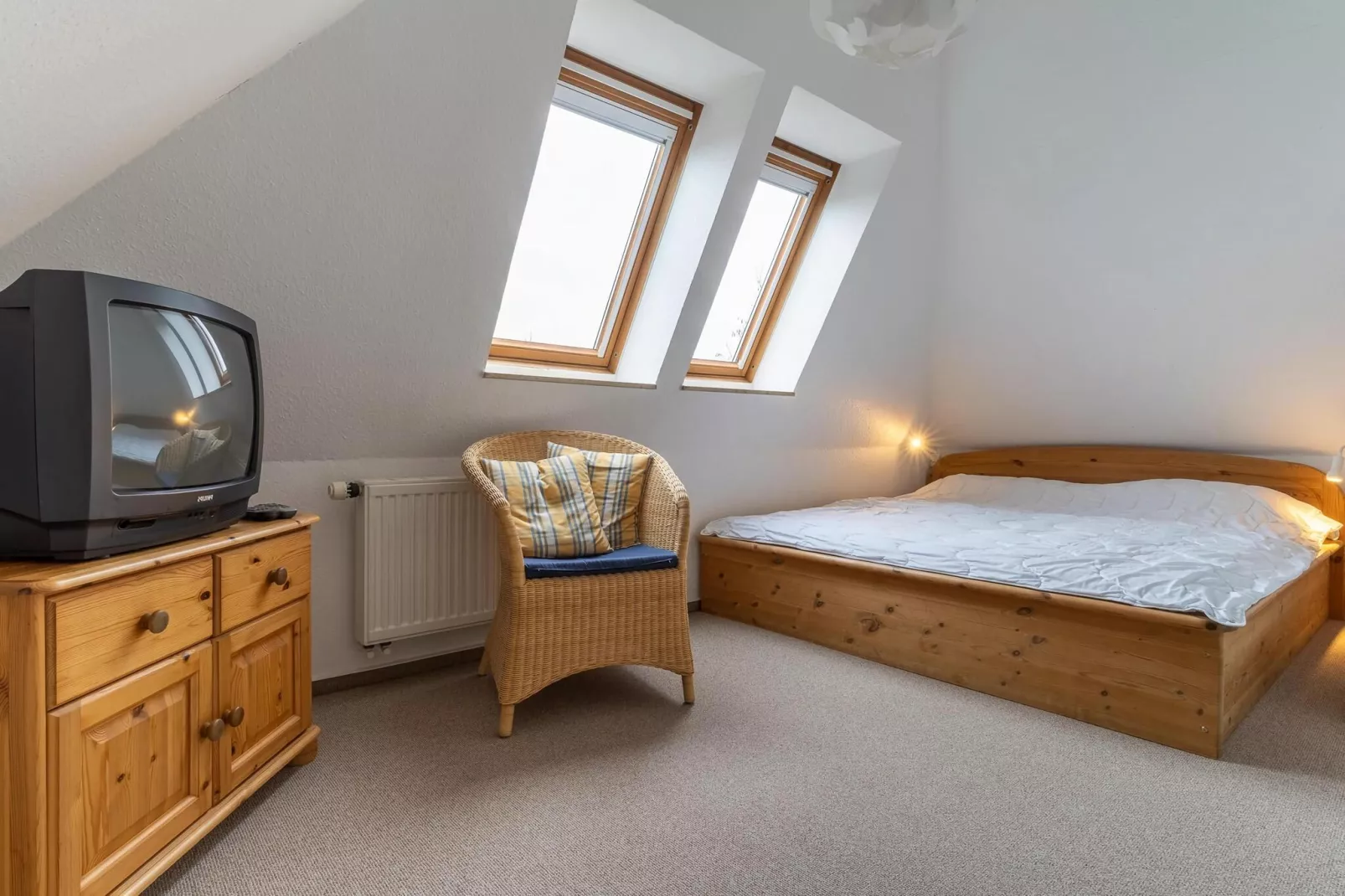 Haus Deichsfenne - Wohnung 3 / 3 Personen-Slaapkamer
