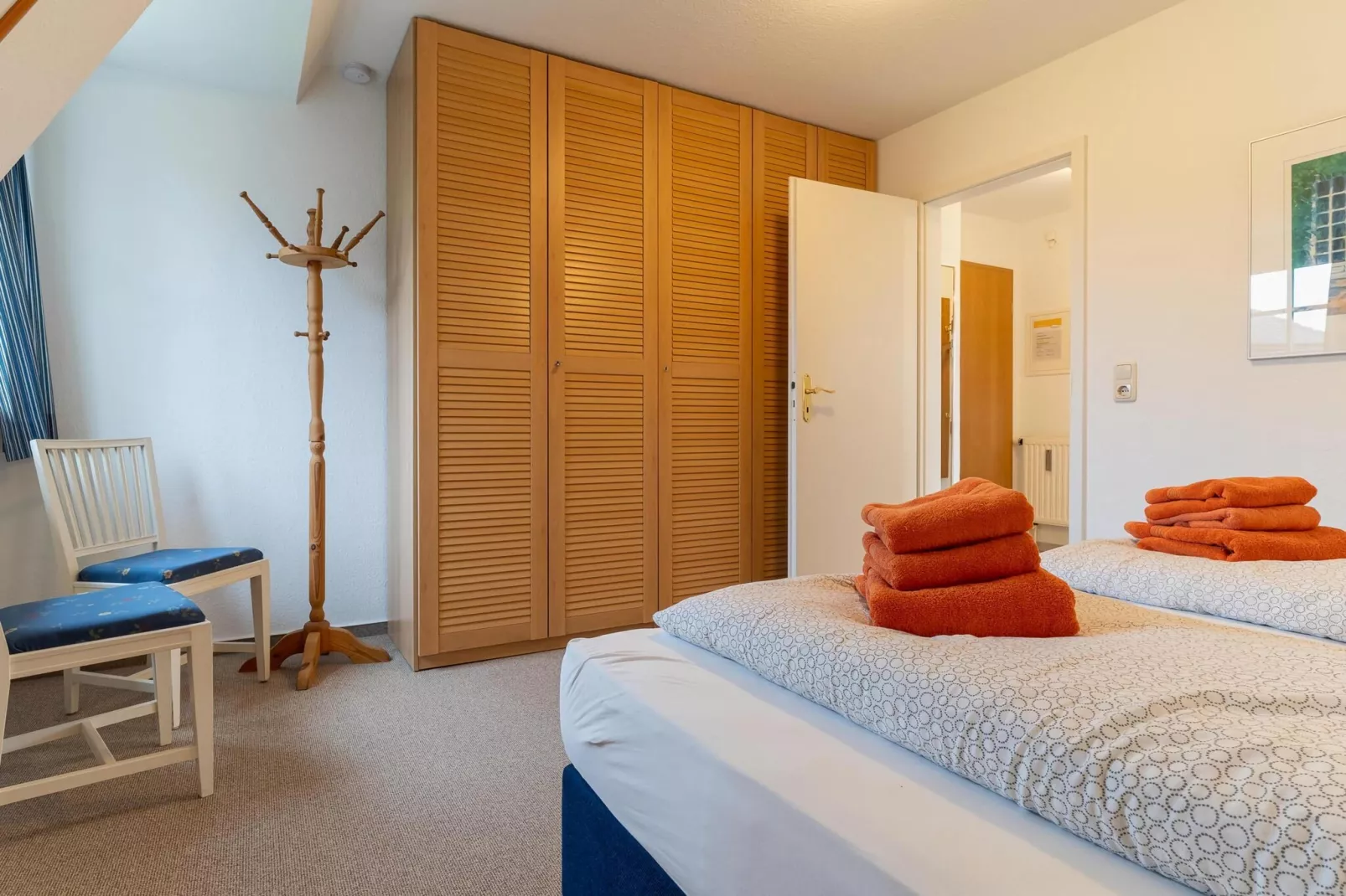 Haus Deichsfenne - Wohnung 3 / 3 Personen-Slaapkamer
