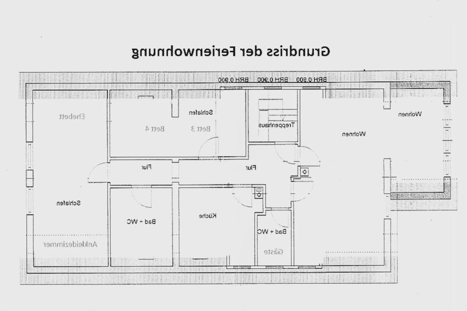 Ferienwohnung Frankenberg-Plattegrond