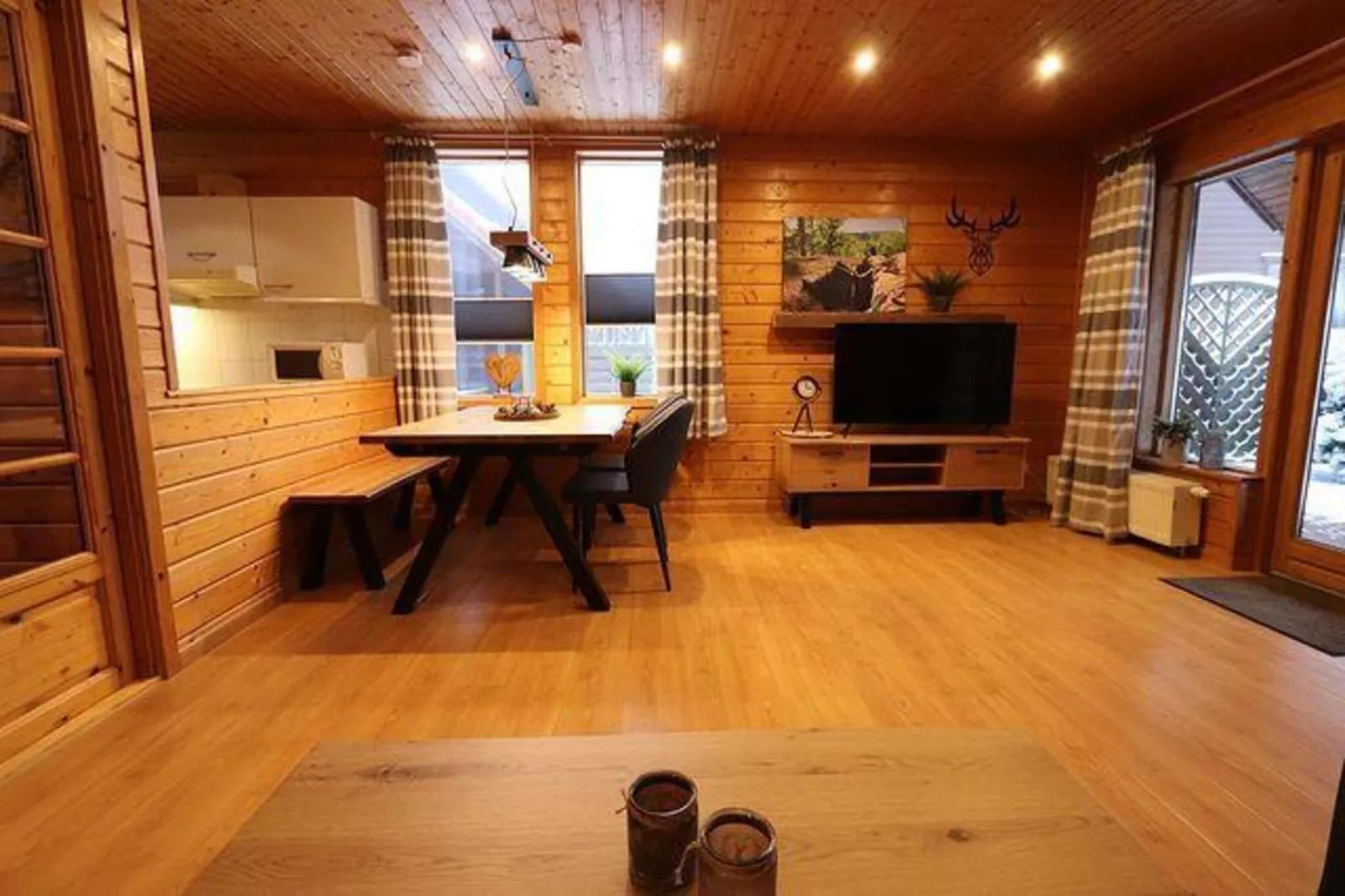 Ferienhaus in Hasselfelde - Haus 5 Blauvogel-Woonkamer