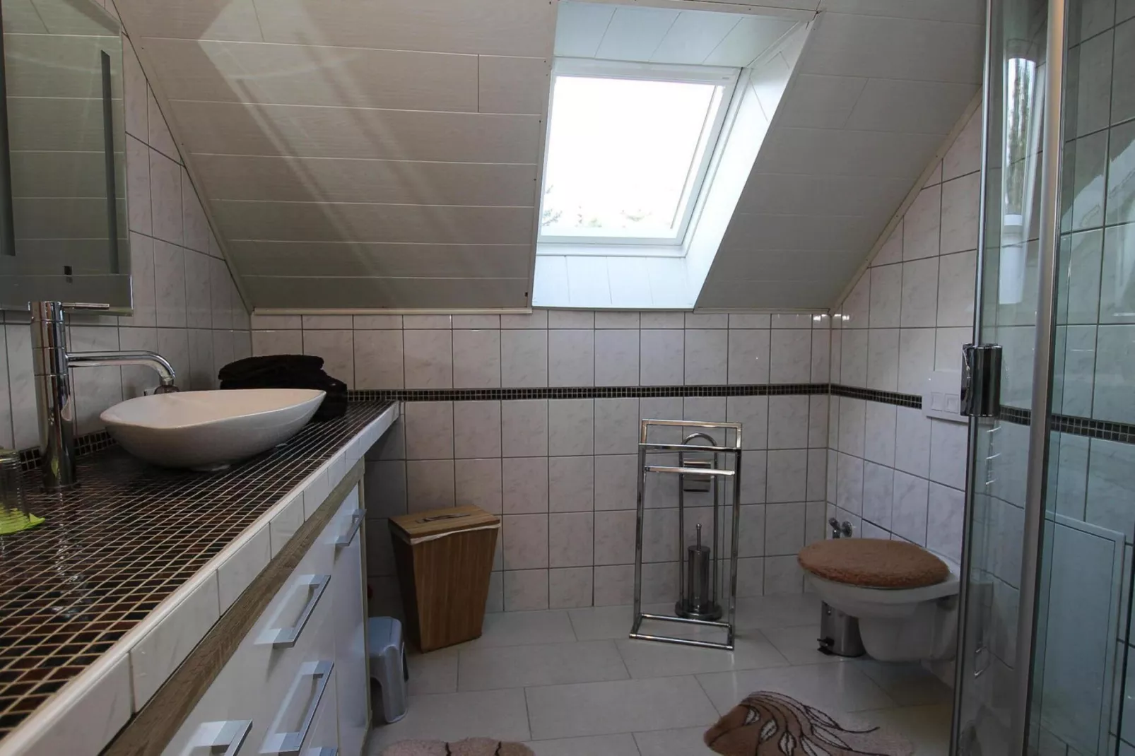 Ferienwohnung Dreiländerblick Görlitz-Badkamer
