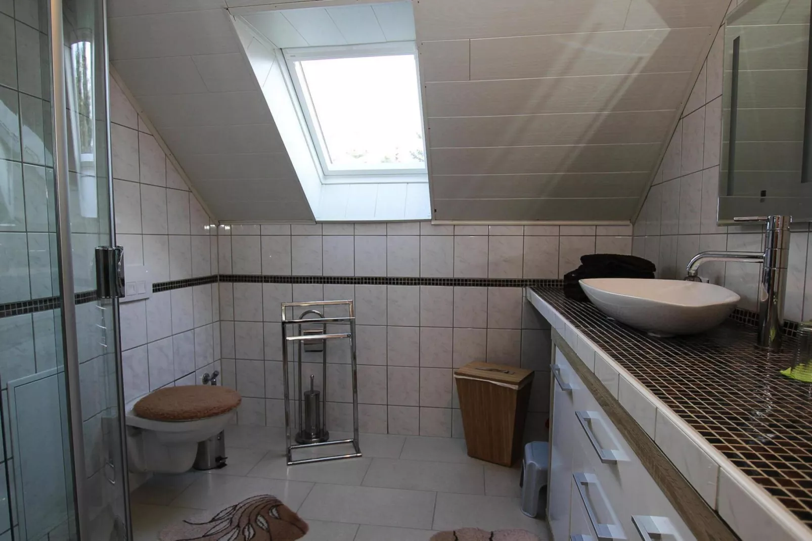 Ferienwohnung Dreiländerblick Görlitz-Badkamer