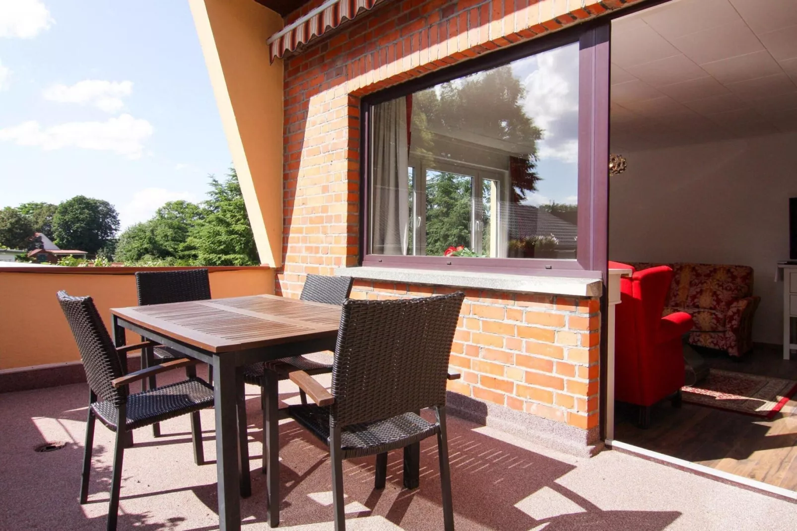 Ferienhaus Yvonne 100 qm-Terrasbalkon